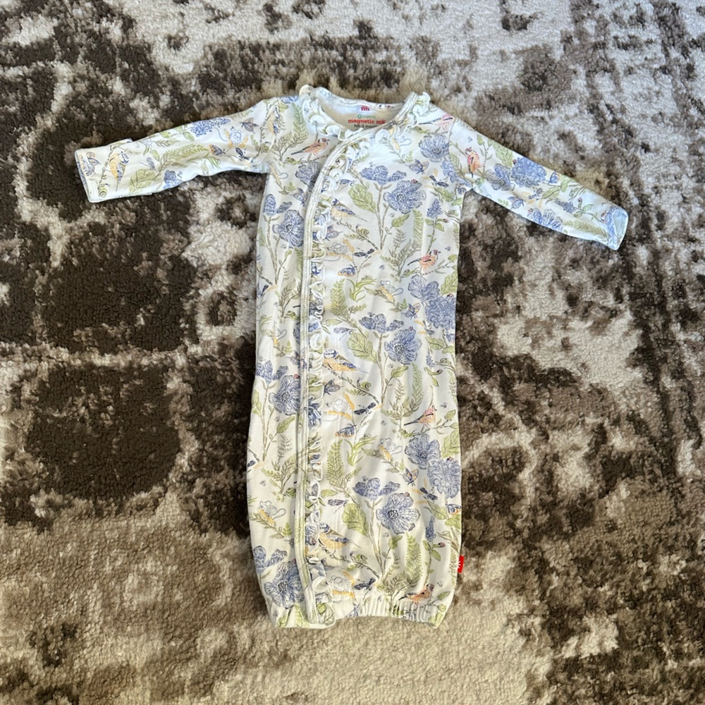 Magnetic me blue blossoms gown